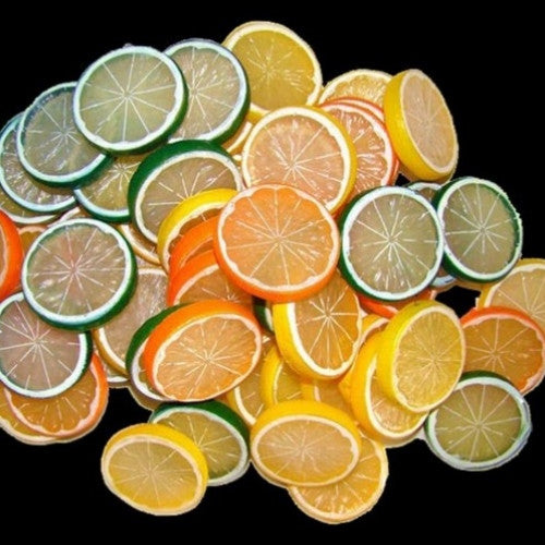 Fruit Artificial Lemon Slices,Kitchen Decoration For Cabinets,Wedding Cake Ornaments,Home - 20PCS,5CM Multicolor Plastic Imitation