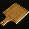 square steak dish plate pan stones tools pizza maker - With handle bamboo pallet square pizza trays